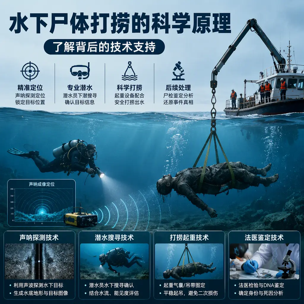 无锡水下尸体打捞的科学原理,了解背后的技术支持